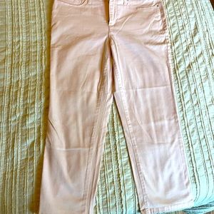 Women Capri Jeans Charter Club light rose color size 10 brand new no tags